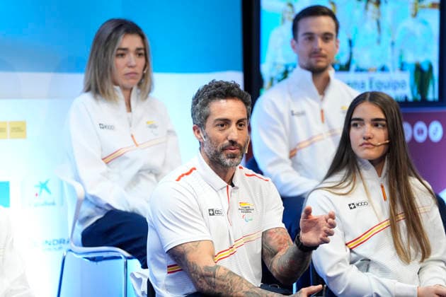March 17, 2026, Madrid, Madrid, Spain: Higinio Rivero during the reception of the Spanish athletes who participated in the MilanoÃ¢â‚¬Cortina 2026 Winter Paralympic Games, held at the headquarters of the Higher Sports Council (CSD) on March 17, 2026 in Madrid, Spain. Reception Of Spanish Athletes Who Participated In Milano-Cortina 2026 Winter Paralympic Games  - ZUMAa181 20260317_zaa_a181_058 Copyright: xOscarxJ.xBarrosox