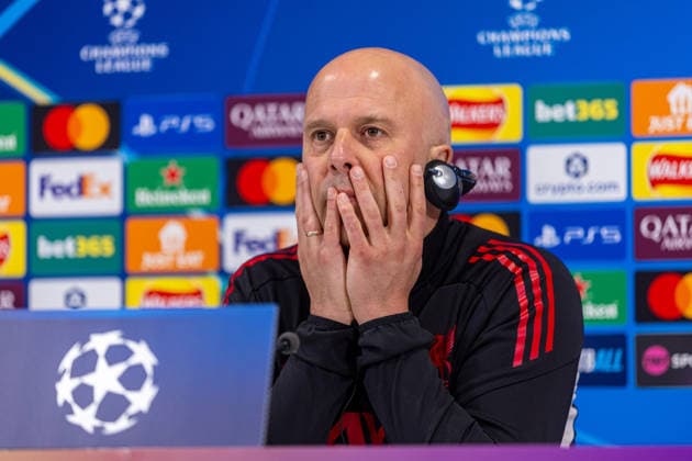 Football - UEFA Champions League - Round of 16 - 2nd Leg - Liverpool FC v Galatasaray A.Åž. - MD-1 LIVERPOOL, ENGLAND - Tuesday, March 17, 2026: Liverpool s head coach Arne Slot during a press conference, PK, Pressekonferenz at Anfield ahead of the UEFA Champions League Round of 16 2nd Leg match between Liverpool FC and Galatasaray A.Åž. (Photo by David Rawcliffe Propaganda) LIVERPOOL Anfield MERSEYSIDE ENGLAND  Copyright: xDavidxRawcliffex P2026-03-17-Liverpool_Galatasaray_MD-1-90