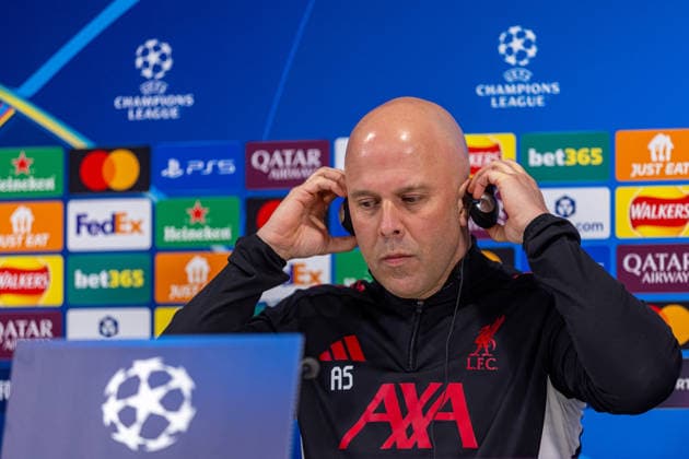 Football - UEFA Champions League - Round of 16 - 2nd Leg - Liverpool FC v Galatasaray A.Åž. - MD-1 LIVERPOOL, ENGLAND - Tuesday, March 17, 2026: Liverpool s head coach Arne Slot during a press conference, PK, Pressekonferenz at Anfield ahead of the UEFA Champions League Round of 16 2nd Leg match between Liverpool FC and Galatasaray A.Åž. (Photo by David Rawcliffe Propaganda) LIVERPOOL Anfield MERSEYSIDE ENGLAND  Copyright: xDavidxRawcliffex P2026-03-17-Liverpool_Galatasaray_MD-1-91
