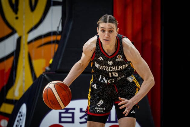 Basketball Villeurbanne 17 03 2026 Wommen™s Basketball World Cup 2026 Qualifying Tournament Nigeria NIG Germany GER Alina Hartmann Germany, No 16