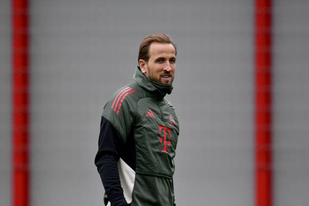 17 03 2026, FC Bayern Training Center, Munich, Training FC Bayern Munich , in the picture Final training of FC Bayern Munich before the Champions League second leg against Atalanta Bergamo Final training of FC Bayern Munich before the Champions League second leg against Atalanta Bergamo, Harry Kane Munich Photo by Midori Ikenouchi Hasan Bratic DeFodi Images