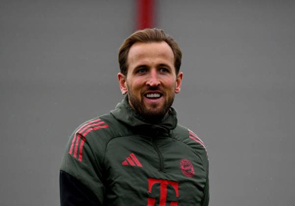 17 03 2026, FC Bayern Training Center, Munich, Training FC Bayern Munich , in the picture final training of FC Bayern Munich before the Champions League second leg against Atalanta Bergamo, Harry Kane Munich Photo by Midori Ikenouchi Hasan Bratic DeFodi Images