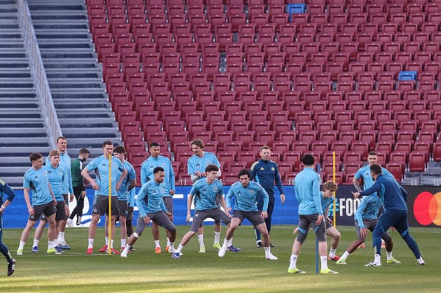 March 17, 2026, Barcelona, Barcelona, SPAIN: Sandro Tonali during the training day Newcastle United ahead UEFA Champions League 2025 26, football match against FC Barcelona, Barca at Spotify Camp Nou Stadium on March 17, 2026 in Barcelona, Spain. Barcelona SPAIN - ZUMAa181 20260317_zaa_a181_120 Copyright: xJavierxBorregox
