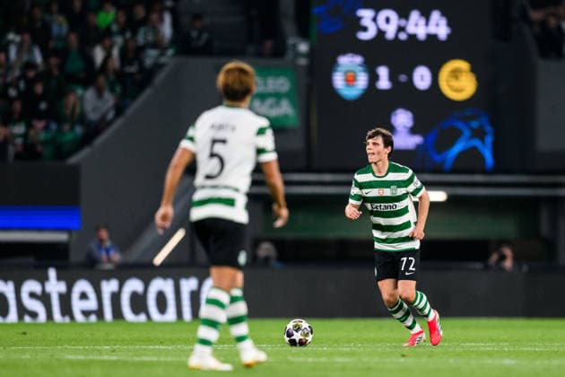 260317 Eduardo Quaresma of Sporting during the UEFA Champions League football match between Sporting CP and Bodo Glimt on March 17, 2026 in Lisbon Photo Marius Simensen BILDBYRAN COP 238 MM0063 bbeng football fotball fotboll soccer uefa champions league mesterligaen bodo glimt sporting clube de portugal sporting lisboa sporting lisbon sporting cp  Copyright: MARIUSxSIMENSEN BB260317BB707
