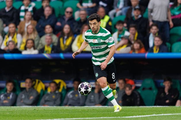 Pedro Goncalves seen during UEFA Champions League Round of 16 game between teams of Sporting CP and FK Bodo Glimt at Estadio Jose Alvalade (Maciej Rogowski Ball Raw Images) Lisbon Estadio Jose Alvalade Portugal Copyright: xMaciejxRogowskix maciejrogowski_sporting_bodo_2526_ROG5772