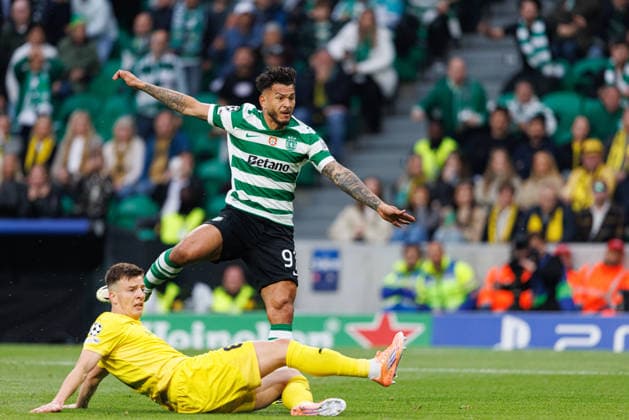 Luis Suarez seen during UEFA Champions League Round of 16 game between teams of Sporting CP and FK Bodo Glimt at Estadio Jose Alvalade (Maciej Rogowski Ball Raw Images) Lisbon Estadio Jose Alvalade Portugal Copyright: xMaciejxRogowskix maciejrogowski_sporting_bodo_2526_ROG6070