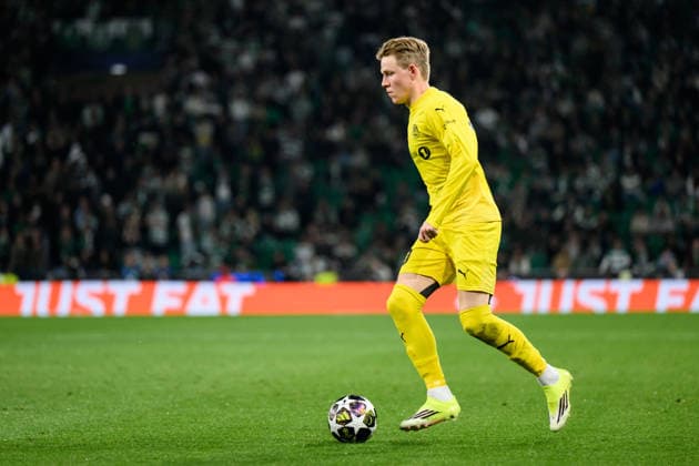 260317 Jens Petter Hauge of Bodo Glimt during the UEFA Champions League football match between Sporting CP and Bodo Glimt on March 17, 2026 in Lisbon Photo Marius Simensen BILDBYRAN COP 238 MM0063 bbeng football fotball fotboll soccer uefa champions league mesterligaen bodo glimt sporting clube de portugal sporting lisboa sporting lisbon sporting cp  Copyright: MARIUSxSIMENSEN BB260317BB773