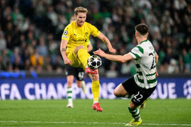 260317 Ole Didrik Blomberg of Bodo Glimt during the UEFA Champions League football match between Sporting CP and Bodo Glimt on March 17, 2026 in Lisbon Photo Marius Simensen BILDBYRAN COP 238 MM0063 bbeng football fotball fotboll soccer uefa champions league mesterligaen bodo glimt sporting clube de portugal sporting lisboa sporting lisbon sporting cp  Copyright: MARIUSxSIMENSEN BB260317BB776