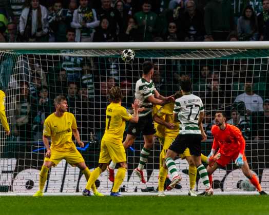 March 17, 2026, Lisbon, Lisbon, Portugal: Goncalo Inacio of Sporting CP takes a shot on goal, during the UEFA Champions League - Round of 16 (2nd leg), between Sporting CP vs FC Bodo Glimt at Alvalade Stadium, Lisbon, on March 17, 2026 Soccer2026: Sporting CP Vs FC Bodo Glimt  - ZUMAr200 20260317_zsp_r200_009 Copyright: xNunoxReisinhox