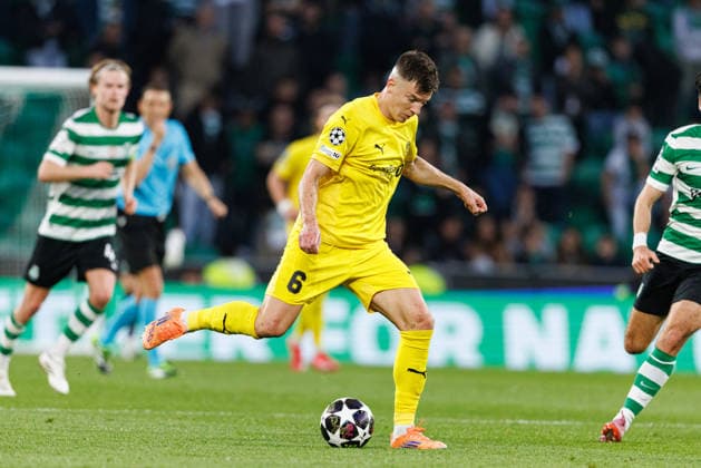 Jostein Gundersen seen during UEFA Champions League Round of 16 game between teams of Sporting CP and FK Bodo Glimt at Estadio Jose Alvalade (Maciej Rogowski Ball Raw Images) Lisbon Estadio Jose Alvalade Portugal Copyright: xMaciejxRogowskix maciejrogowski_sporting_bodo_2526_ROG7023