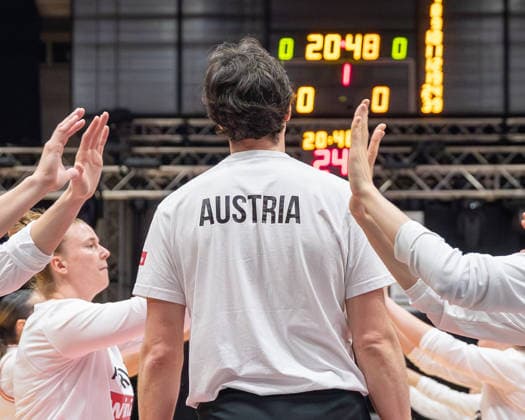 BASKETBALL - FIBA Quali, AUT vs SUI VIENNA,AUSTRIA,17.MAR.26 - BASKETBALL - FIBA Women s EURO Basket 2027, qualification, Austria vs Switzerland. Image shows the team of AUT warming up.  GEPAxpictures xGabrielxLopez