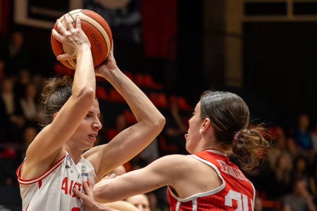 BASKETBALL - FIBA Quali, AUT vs SUI VIENNA,AUSTRIA,17.MAR.26 - BASKETBALL - FIBA Women s EURO Basket 2027, qualification, Austria vs Switzerland. Image shows Anja Fuchs Robetin (AUT).  GEPAxpictures xGabrielxLopez