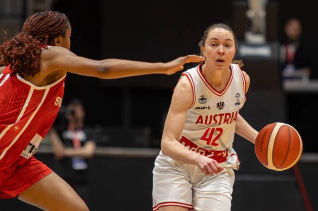 BASKETBALL - FIBA Quali, AUT vs SUI VIENNA,AUSTRIA,17.MAR.26 - BASKETBALL - FIBA Women s EURO Basket 2027, qualification, Austria vs Switzerland. Image shows Sigrid Koizar (AUT).  GEPAxpictures xGabrielxLopez