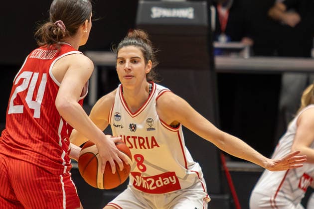 BASKETBALL - FIBA Quali, AUT vs SUI VIENNA,AUSTRIA,17.MAR.26 - BASKETBALL - FIBA Women s EURO Basket 2027, qualification, Austria vs Switzerland. Image shows Anja Fuchs Robetin (AUT).  GEPAxpictures xGabrielxLopez