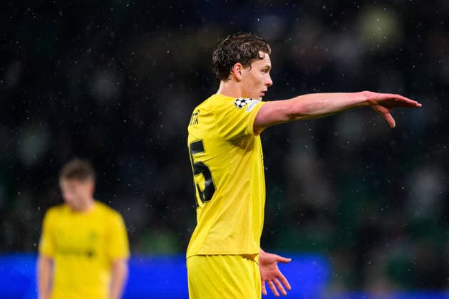 260317 Isak Dybvik Määttä of Bodo Glimt during the UEFA Champions League football match between Sporting CP and Bodo Glimt on March 17, 2026 in Lisbon Photo Marius Simensen BILDBYRAN COP 238 MM0063 bbeng football fotball fotboll soccer uefa champions league mesterligaen bodo glimt sporting clube de portugal sporting lisboa sporting lisbon sporting cp  Copyright: MARIUSxSIMENSEN BB260317BB844