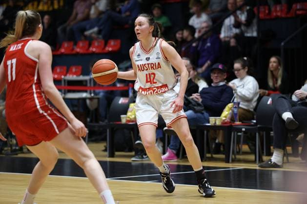 VIENNA, AUSTRIA, MAR. 17, 2026 WOMEN BASKETBALL EUROBASKET 2027 QUALIFIERS Â·First Round Â· Group D, AUSTRIA vs SWITZERLAND Sigrid Koizar (AUT) is in action VIENNA VIENNA, Hallmann Dome Hallmann Dome, Austria (AUT) AUSTRIA