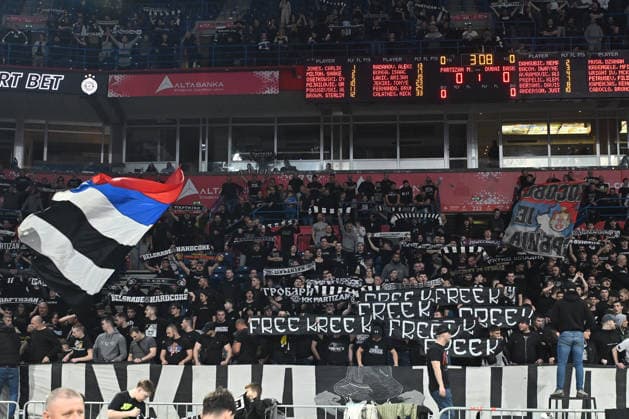 PARTIZAN vs DUBAI BASKETBALL SUPPORTERS basketball Partizan vs Dubai basketball during Euroleague match at Beogradska arena, Beolgrade 17.03.2026 Foto: BASKETBALL, EUROLEAGUE, PARTIZAN, DUBAI BASKETBALL Belgrade Belgrade arena Serbia Copyright: xMarkoxMetlas xMNxPressx