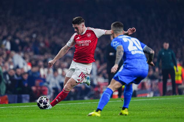 Viktor Gyökeres FC Arsenal, 14 ENG, FC Arsenal vs Bayer 04 Leverkusen, Football, UEFA Champions League, Round of 16, 2025 2026 season, 17 03 2026 ENG, FC Arsenal vs Bayer 04 Leverkusen, Football, UEFA Champions League, Round of 16, 2025 2026 season, 17 03 2026 London Copyright: xEibner-Pressefoto MarcelxvonxFehrnx EP_MFN