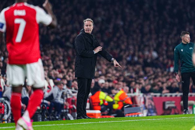 Kasper Hjulmand Bayer 04 Leverkusen, Coach ENG, FC Arsenal vs Bayer 04 Leverkusen, Football, UEFA Champions League, Round of 16, 2025 2026 season, 17 03 2026 ENG, FC Arsenal vs Bayer 04 Leverkusen, Football, UEFA Champions League, Round of 16, 2025 2026 season, 17 03 2026 London Copyright: xEibner-Pressefoto MarcelxvonxFehrnx EP_MFN