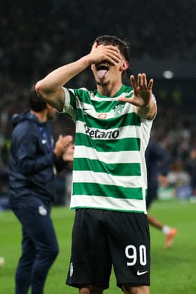 Sporting CP v Bodo Glimt - UEFA Champions League 2025 2026 Rafael Nel marca o quinto golo durante a partida entre Sporting CP v Bodo Glimt, 2Âª mao dos oitavos de final da UEFA Champions League 2025 2026, no Estadio Jose Alvalade, Portugal (Foto de Diogo Faria Reis Avant Sports) Lisboa Estadio Jose Alvalade Portugal Copyright: xDiogoxFariaxReis AvantxSportsx