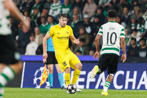 Fredrik Bjorkan seen during UEFA Champions League Round of 16 game between teams of Sporting CP and FK Bodo Glimt at Estadio Jose Alvalade (Maciej Rogowski Ball Raw Images) Lisbon Estadio Jose Alvalade Portugal Copyright: xMaciejxRogowskix maciejrogowski_sporting_bodo_2526_ROG1305