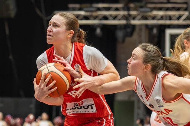 BASKETBALL - FIBA Quali, AUT vs SUI VIENNA,AUSTRIA,17.MAR.26 - BASKETBALL - FIBA Women s EURO Basket 2027, qualification, Austria vs Switzerland. Image shows Elea Jacquot (SUI).  GEPAxpictures xGabrielxLopez