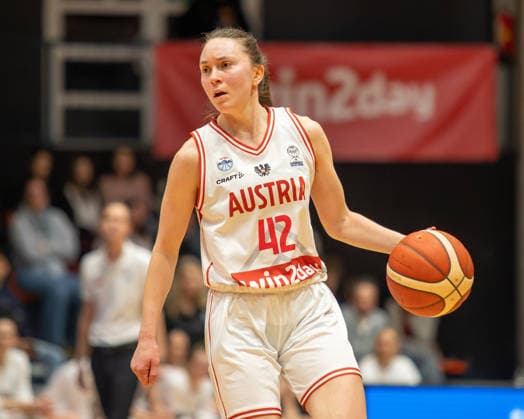 BASKETBALL - FIBA Quali, AUT vs SUI VIENNA,AUSTRIA,17.MAR.26 - BASKETBALL - FIBA Women s EURO Basket 2027, qualification, Austria vs Switzerland. Image shows Sigrid Koizar (AUT).  GEPAxpictures xGabrielxLopez