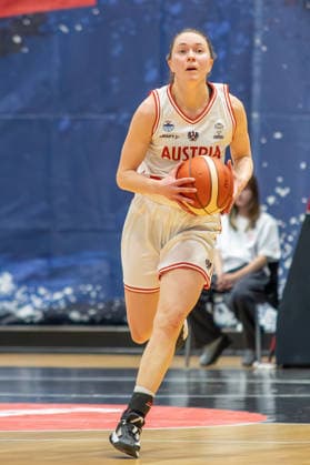 BASKETBALL - FIBA Quali, AUT vs SUI VIENNA,AUSTRIA,17.MAR.26 - BASKETBALL - FIBA Women s EURO Basket 2027, qualification, Austria vs Switzerland. Image shows Sigrid Koizar (AUT).  GEPAxpictures xGabrielxLopez