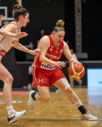 BASKETBALL - FIBA Quali, AUT vs SUI VIENNA,AUSTRIA,17.MAR.26 - BASKETBALL - FIBA Women s EURO Basket 2027, qualification, Austria vs Switzerland. Image shows Nadia Constantin (SUI).  GEPAxpictures xGabrielxLopez