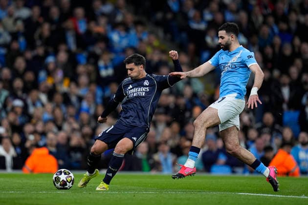 March 17, 2026, Manchester, Manchester, England: Brahim Diaz of Real Madrid CF in action during the UEFA Champions League 2025 26 Round of 16 Second Leg match between Manchester City and Real Madrid C.F. at Etihad Stadium on March 17, 2026, in Manchester, England. Manchester England - ZUMAa181 20260317_zaa_a181_196 Copyright: xDennisxAgyemanx