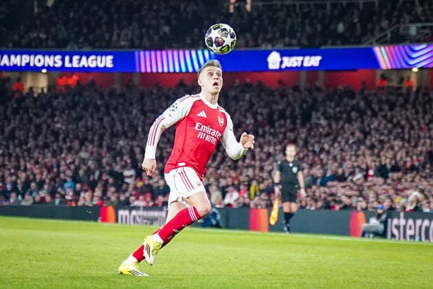 England Football UEFA Champions League 2025 2026, Round of 16 second leg FC Arsenal London vs Bayer 04 Leverkusen Emirates Stadium London Leandro Trossard Arsenal, 19 Copyright: xJOERANxSTEINSIEKx