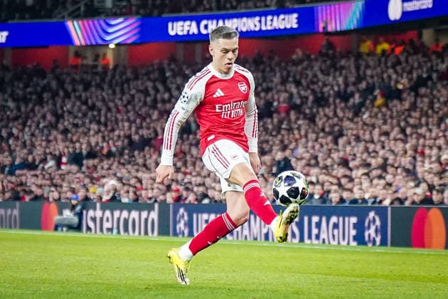 England Football UEFA Champions League 2025 2026, Round of 16 second leg FC Arsenal London vs Bayer 04 Leverkusen Emirates Stadium London Leandro Trossard Arsenal, 19 Copyright: xJOERANxSTEINSIEKx