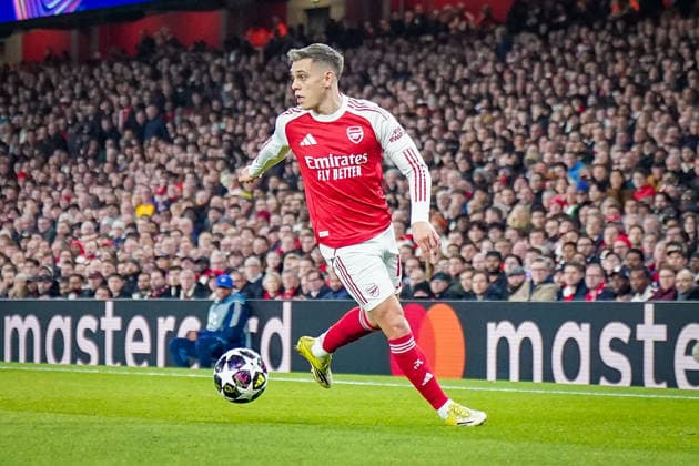 England Football UEFA Champions League 2025 2026, Round of 16 second leg FC Arsenal London vs Bayer 04 Leverkusen Emirates Stadium London Leandro Trossard Arsenal, 19 Copyright: xJOERANxSTEINSIEKx