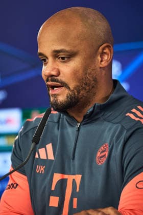 Press conference FC Bayern Munich Football UEFA Champions League Press conference FC Bayern Munich on 17 03 2026 at the training ground at Säbener Straße in Munich Vincent Kompany Coach Head Coach Munich Photo Photo by FC Bayern Munich via REVIERFOTO Munich Training ground at Säbener Straße Bayern Germany Poolfoto Photo by FC Bayern München via ,EDITORIAL USE ONLY