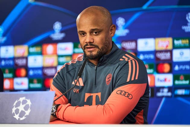 Press conference FC Bayern Munich Football UEFA Champions League Press conference FC Bayern Munich on 17 03 2026 at the training ground at Säbener Straße in Munich Vincent Kompany Coach Head Coach Munich Photo Photo by FC Bayern Munich via REVIERFOTO Munich Training ground at Säbener Straße Bayern Germany Poolfoto Photo by FC Bayern München via ,EDITORIAL USE ONLY