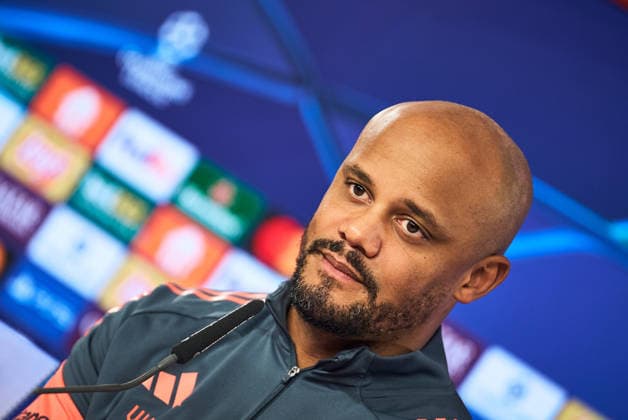 Press conference FC Bayern Munich Football UEFA Champions League Press conference FC Bayern Munich on 17 03 2026 at the training ground at Säbener Straße in Munich Vincent Kompany Coach Head Coach Munich Photo Photo by FC Bayern Munich via REVIERFOTO Munich Training ground at Säbener Straße Bayern Germany Poolfoto Photo by FC Bayern München via ,EDITORIAL USE ONLY