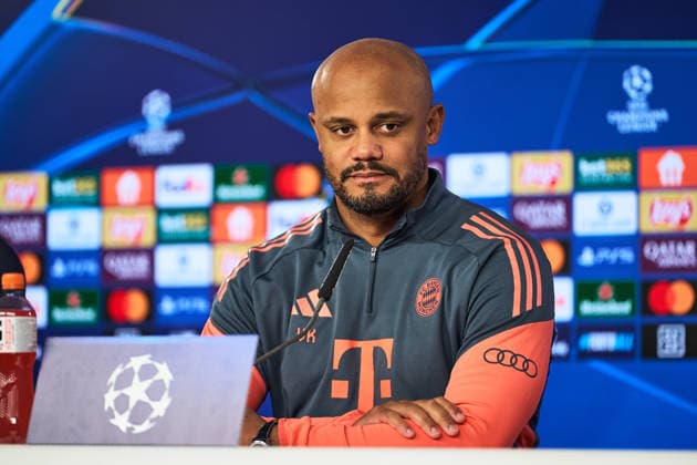 Press conference FC Bayern Munich Football UEFA Champions League Press conference FC Bayern Munich on 17 03 2026 at the training ground at Säbener Straße in Munich Vincent Kompany Coach Head Coach Munich Photo Photo by FC Bayern Munich via REVIERFOTO Munich Training ground at Säbener Straße Bayern Germany Poolfoto Photo by FC Bayern München via ,EDITORIAL USE ONLY