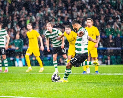 March 17, 2026, Lisbon, Lisbon, Portugal: Luis Suarez of Sporting CP Takes a shot and covert the penalty, during the UEFA Champions League - Round of 16 (2nd leg), between Sporting CP vs FC Bodo Glimt at Alvalade Stadium, Lisbon, on March 17, 2026 Soccer2026: Sporting CP Vs FC Bodo Glimt  - ZUMAr200 20260317_zsp_r200_035 Copyright: xNunoxReisinhox
