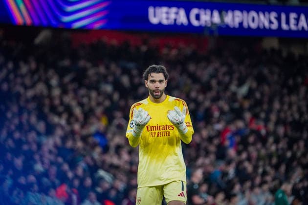 England Football UEFA Champions League 2025 2026, Round of 16 second leg FC Arsenal London vs Bayer 04 Leverkusen Emirates Stadium London David Raya Arsenal, 1 Copyright: xJOERANxSTEINSIEKx