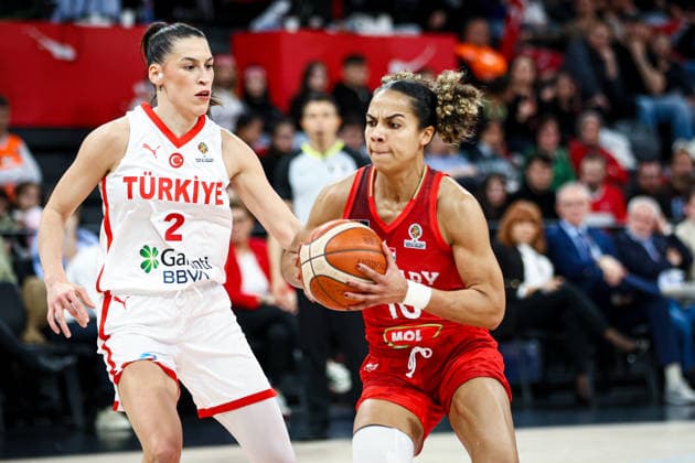 Turkiye vs Hungary Women s Basketball World Cup 2026 Qualifying Tournaments Nina Aho of Hungary national team, Nationalteam in action during the Women s Basketball World Cup 2026 Qualifying Tournaments Group Phase - Group A between Turkiye National Team and Hungary National Team at Turkcell Basketball Development Center on March 17, 2026 in Istanbul, Turkey. Istanbul Istanbul Turkey Copyright: xBurakxBasturkx