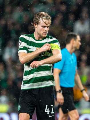 Uefa Champions League 2025 26 Sporting CP FK Bodø Glimt Morten Hjulmand of Sporting during the UEFA Champions League 2025 26 League Round of 16, 2nd Leg match between Sporting CP and FK Bodø Glimt on Tuesday 17 March 2026 in Lisbon, Portugal Copyright: HMBxMedia CarlosxSilva