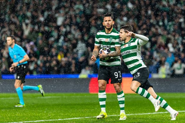 Uefa Champions League 2025 26 Sporting CP FK Bodø Glimt Luis Suárez of Sporting celebrates during the UEFA Champions League 2025 26 League Round of 16, 2nd Leg match between Sporting CP and FK Bodø Glimt on Tuesday 17 March 2026 in Lisbon, Portugal Copyright: HMBxMedia CarlosxSilva