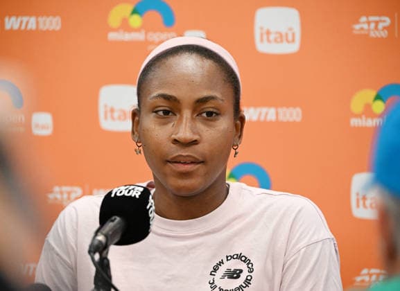 MIAMI GARDENS FL - MARCH 17: Coco Gauff pictured during Media Day at The 2026 Miami Open at Hard Rock Stadium on March 17, 2026 in Miami Gardens, Florida. Copyright: xmpi04 MediaPunchx Copyright: xIMAGO MediaPunchx