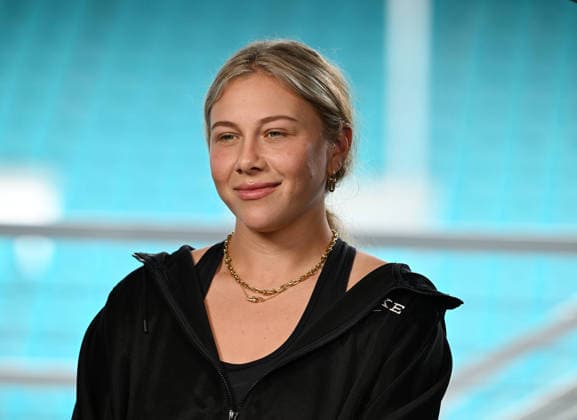 MIAMI GARDENS FL - MARCH 17: Amanda Anisimova pictured during Media Day at The 2026 Miami Open at Hard Rock Stadium on March 17, 2026 in Miami Gardens, Florida. Copyright: xmpi04 MediaPunchx Copyright: xIMAGO MediaPunchx