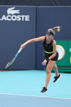 MIAMI GARDENS, FLORIDA - MARCH 17: McCartney Kessler of the United States defeats Magdalena Frech of Poland during their match on day 1 of the Miami Open at Hard Rock Stadium on March 17, 2026 in Miami Gardens, Florida. People: Magdalena Frech Copyright: xhoo-me.com MediaPunchx
