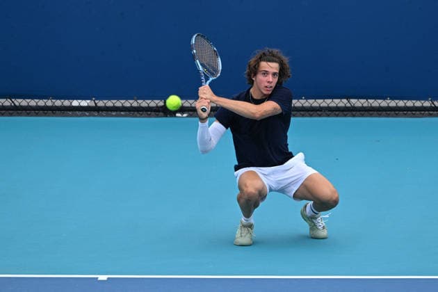 Itau Miami Open Arthur Cazaux (FRA) during practice at the Tau Miami Open in Miami , USA, on March 17, 2026. Photo by Corinne Dubreuil ABACAPRESS.COM Miami United States  Copyright: xDubreuilxCorinne ABACAx
