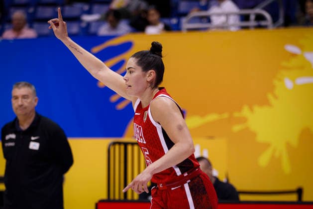 2026 World Cup Qualifying Tournament - USA V Spain Kelsey Plum 5 of the United States plays during the game at the 2026 FIBA World Cup Qualifying Tournament between the United States and Spain in San Juan, Puerto Rico, on March 17, 2026, at Coliseo Jose Miguel Agrelot. San Juan Puerto Rico  Copyright: xEdgardoxMedinax originalFilename:medinamillan-notitle260317_npMna.jpg