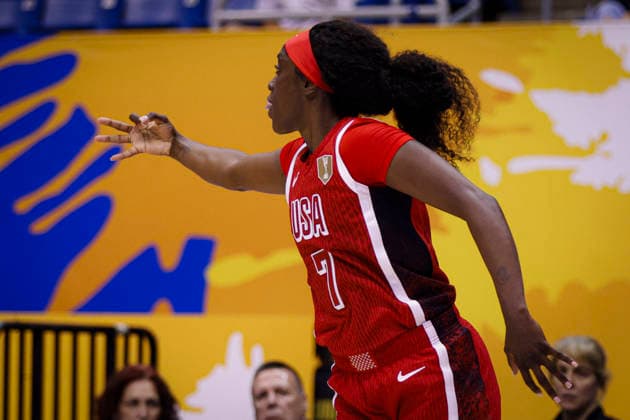 2026 World Cup Qualifying Tournament - USA V Spain Kahleah Copper 7 of the United States plays during the 2026 FIBA World Cup Qualifying Tournament game between the United States and Spain at Coliseo Jose Miguel Agrelot in San Juan, Puerto Rico, on March 17, 2026. San Juan Puerto Rico  Copyright: xEdgardoxMedinax originalFilename:medinamillan-notitle260317_np3aZ.jpg