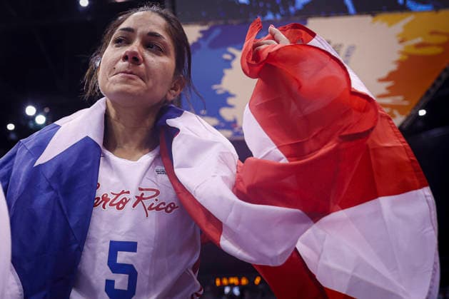2026 World Cup Qualifying Tournament - Puerto Rico V New Zealand Pamela Rosado 5 of Puerto Rico celebrates after securing a spot at the FIBA Women s Basketball World Cup 2026 during the game at the 2026 FIBA World Cup Qualifying Tournament between Puerto Rico and New Zealand in San Juan, Puerto Rico, on March 17, 2026, at Coliseo Jose Miguel Agrelot. San Juan Puerto Rico  Copyright: xEdgardoxMedinax originalFilename:medinamillan-notitle260317_nprGD.jpg