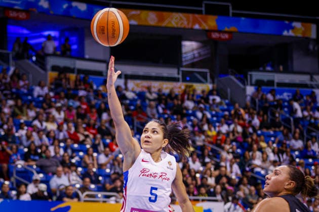 2026 World Cup Qualifying Tournament - Puerto Rico V New Zealand Pamela Rosado 5 of Puerto Rico plays during the 2026 FIBA World Cup Qualifying Tournament game between Puerto Rico and New Zealand at Coliseo Jose Miguel Agrelot in San Juan, Puerto Rico, on March 17, 2026. San Juan Puerto Rico  Copyright: xEdgardoxMedinax originalFilename:medinamillan-notitle260317_npett.jpg